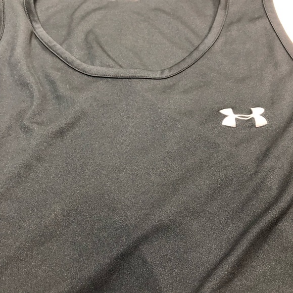 Under Armour Loose Fit heat gear Tank Large Black - Picture 3 of 9